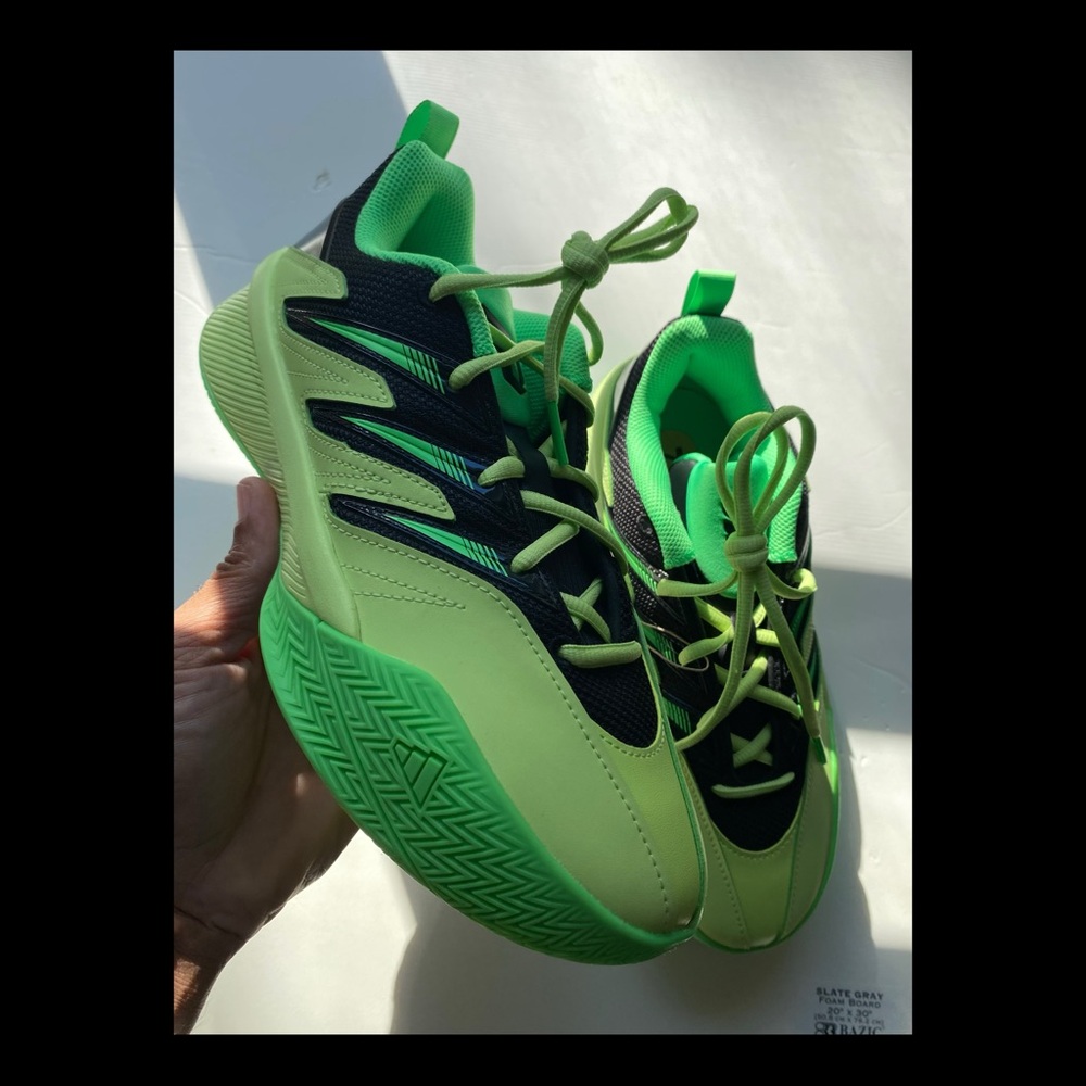 Adidas Dame Certified 3 Green Basketball Sneaker Men’s sz 7 NEW NO BOX!